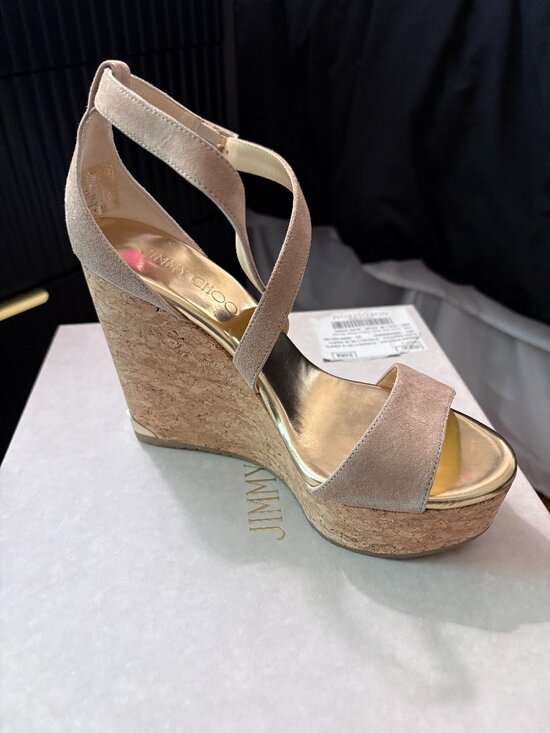 Jimmy Choo Shoes - Jimmy Choo Portia wedge sandals 8/38